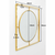 Meblo Trade Ogledalo Stanford Frame Gold 90x2,5x90h cm