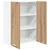 Vidaxl Viseča omarica Umetni hrast 60 x 31 x 80 cm Konstruiran les