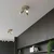 Sollux Lighting Stropna svetilka RING 3P sivo-rjava, (5000285034)