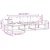 Set vanjskih sofa s jastukom 3 pcs Bijela i antracit Poliester