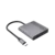 Gembird USB adapter Tip-C na HDMI i Disple?Port 4K 60Hz, A-CM-HDMIFDPF-01, crni