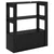 Kreveta Crni hrast 30 x 80 x 90 cm Konstruirano drvo