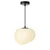 BRILAGI - Luster na sajli PEBBLES 1xE27/40W/230V prečnik 20 cm crna