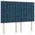 Vidaxl Box spring postelja z vzmetnico temno modra 140x190cm žamet