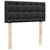 vidaXL Box spring postelja z vzmetnico črna 90x200 cm umetno usnje