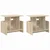 TV stalak 2 pcs Sonoma hrast 50 x 35 x 45 cm Konstruirano drvo