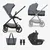 Kikka Boo Kolica Mia 3in1 set sa I-SIZE autosedištem i tvrdom korpom Grey