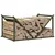 Stalak za drva 70x43x34,5 cm hladno valjani čelik