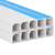 Kanalice za kabele samoljepljive 10x10 mm 10 m PVC