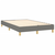 vidaXL Box spring postelja z vzmetnico LED temno siva 120x190 cm blago