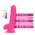 Blush Neo 9 Inch Dual Density Dildo Neon Pink