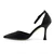 Mona shoes Ženske sandale na štiklu, Crne