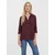 VERO MODA Bluza VMBUMPY  vinsko rdeča