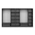 Hanah Home Garderober Kale-5046, 315x210x52 cm, Antracit