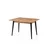 Hanah Home Trpezarijski sto na razvlačenje Dolunay-1284, 100-120x75x60 cm, Smeđi
