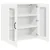 vidaXL Stenska kuhinjska omarica Bela 80 x 31 x 80 cm Konstruiran les