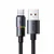 Mcdodo MCDODO KABEL USB-A USB-C HITRO POLNJENJE USB TIPA C 6A 100W 1M LED ČRN