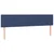 Vidaxl Box spring postelja z vzmetnico LED modra 180x200 cm blago