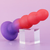 SuperLove Bumpy Silicone Anal Trainer Dildo 16cm Red-Purple