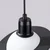Sollux SL.1358 - Luster na sajli HYPERION 1xG9/8W/230V crna