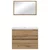 Set namještaja za kupaonicu 3 kom. Crni hrast 61 x 39 x 45 cm