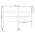 Vidaxl Vzglavje 206x4x100 cm trdna borovina