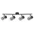 Rabalux Spot lampa Venaro, 4x15W, 4xE14, Crna
