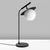 Opviq Stona lampa, Crna