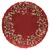 Glass plate, 33cm, Red - Nuova R2S