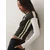 Bershka Majica  siva / antracit / bela