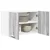 vidaXL Viseča omarica Riga 2 pcs Siva Sonoma in bela 60 x 31 x 40 cm