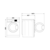 Whirlpool FFD 8489 BCV EE/prednje punjenje/8kg/1400 obrtaja/A/bela Veš mašina ( FFD 8489 BCV EE )