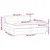 Vidaxl Box spring postelja z vzmetnico modra 200x200 cm blago