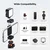 K&F 65cm Desktop Stand & Selfie Stick, 360° Ball Head