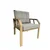 HANAH HOME Baštenska garnitura Nergiz Mermer 3+1+1 Grey