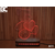 Black Cut 3D Lampa Meda i srce, Toplo bela