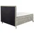 Esposa BOXSPRING POSTELJA 140 cm  x 200 cm , tekstil svetlo siva