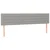 Vidaxl Box spring postelja z vzmetnico LED sv. siva 120x190 cm blago