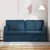 Vidaxl Kavč Modra 162 x 80 x 85 cm blago