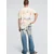 Desigual Majica orhideja/off-bela