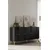 Hanah Home komoda Slim 150, 150 cm, antracit / zlatna