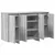 Kreveta Sivi hrast sonoma 120 x 41 x 75 cm Konstruirano drvo
