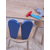 HANAH HOME Dečiji sto i stolica Bunny One Chair Set Blue Brown