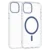 Transparent Color Ring MagSafe maska za iPhone 15 Pro – Plava