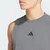 ADIDAS PERFORMANCE Funkcionalna majica D4T Workout siva/črna