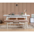 Hanah Home Trpezarijska stolica Vina Sandalye 46x85x46cm Belo-Bež