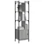 Regal za knjige s vratima boja hrasta 44,5x30x154,5 cm drveni