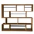 HANAH HOME Polica za knjige CPT6004 200