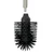 Kela WC krtača KL-24309 La Brosse stainless steel handle TPR black