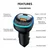 Bluetooth FM LED Transmiter C33 5V/ 3.1A, Crni